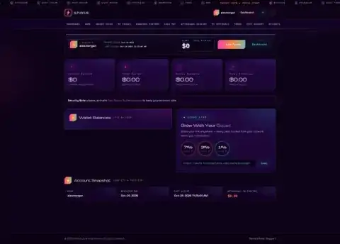 H-TPL1 member dashboard preview